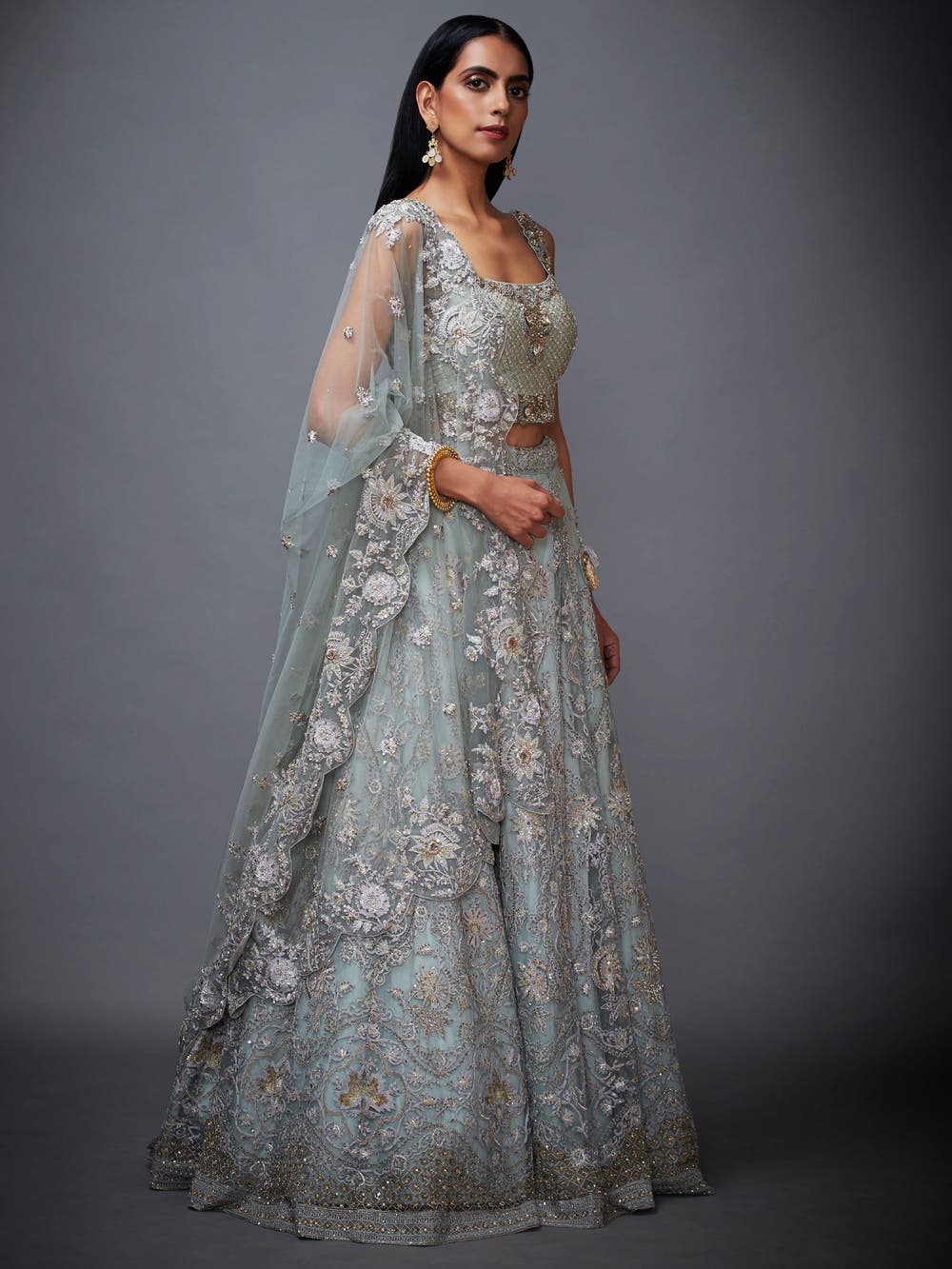 Image Title RI-Ritu-Kumar-Powder-Blue-Net-Lehenga-Set-Side-View2