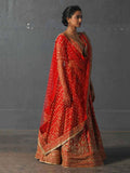 RI-Ritu-Kumar-Red-Embroidered-Lehenga-Set-Side-View1