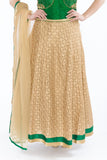 Silk & Lace Enchanting Maiden Indo-Western Anarkali Gown