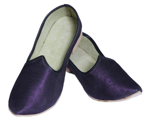 Image Title Purple Color Simple Mojari Juti