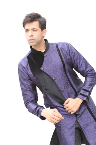 Image Title Stylish Indian Wedding Indo-Western Sherwani for Men