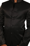 Stylish Black Traditional Indian Jodhpuri Suit Sherwani For Men