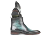 Image Title Paul Parkman Turquoise Burnished Side Zipper Boots (ID#BT487TRQ) Size 6.5-7 D(M) US