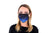 3 Pk Printed Cool Blue Fire Multi Color Reusable Face Mask Unisex Breathable Washable 2 Layer Ice Silk & Cotton Fabric