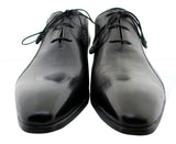 Image Title Oscar William Grey/Black Fulham Palace Men's Luxury Classic Leather Shoes-6