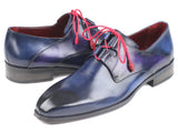 Paul Parkman Ghillie Lacing Blue Dress Shoes (ID#GT511BLU) Size 7.5 D(M) US