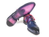 Image Title Paul Parkman Ghillie Lacing Blue Dress Shoes (ID#GT511BLU)
