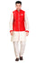 White Dupioni Raw Silk Indian Wedding Indo-Western Sherwani For Men