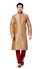 Saris and Things Brown Ghicha Silk Readymade Ethnic Indian Kurta Pajama for Men