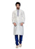 Saris and Things White Jacquard Readymade Ethnic Indian Kurta Pajama for Men