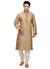 Saris and Things Brown Art Silk Readymade Ethnic Indian Kurta Pajama for Men