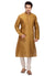 Saris and Things Brown Art Silk Readymade Ethnic Indian Kurta Pajama for Men