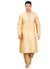 Saris and Things Cream Dupioni Raw Silk Readymade Ethnic Indian Kurta Pajama for Men