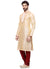 Saris and Things Beige Art Silk Readymade Ethnic Indian Kurta Pajama for Men