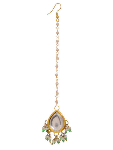 Image Title Kundan Maang Tikka - MRR275