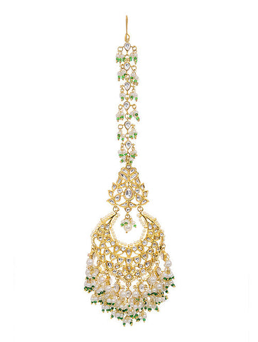 Image Title Kundan Maang Tikka - MRR279