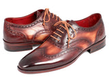 Paul Parkman Men's Two Tone Wingtip Oxfords Shoes (ID#PP22TX54) Size 8-8.5 D(M) US