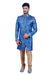 Electric Blue Indian Wedding Indo-Western Sherwani for Men