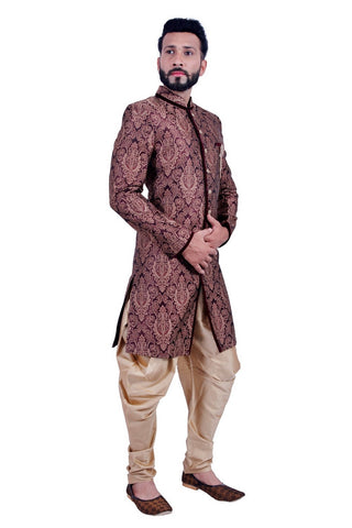 Image Title Royal Groom Indian Wedding Indo-Western Sherwani for Men
