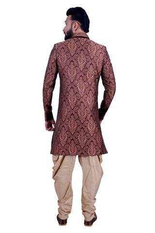 Image Title Royal Groom Indian Wedding Indo-Western Sherwani for Men