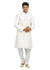 White Indian Wedding Kurta Pajama Sherwani - Indian Ethnic Wear for Men