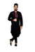 Indian Traditional Silk Black Kurta Pajama for Men