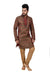 Indian Traditional Brocade Silk Multicolour Kurta Pajama for Men