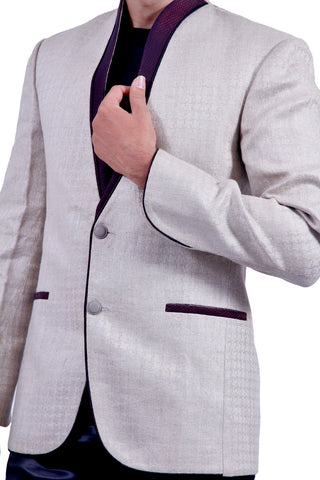 Image Title Perfectly Fitted Wheat Blazer for Men