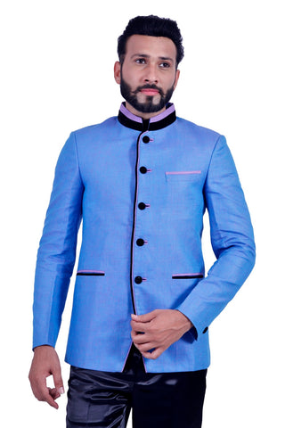 Image Title Surf Blue Blazer for Men