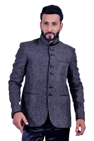 Image Title Dark Gray Blazer for Men