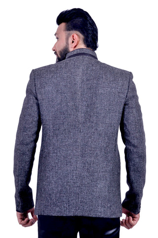 Image Title Dark Gray Blazer for Men