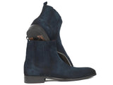 Paul Parkman Navy Suede Chelsea Boots (ID#SD875NVY) Size 6.5-7 D(M) US