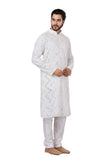Designer Classic Ivory White Indo-Western Kurta Set – BL152962