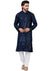 Designer Royal Navy Blue Patterned Kurta Set – BL152966