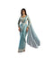 Crystal Sky Ice Blue Satin One Minute Ready-to-Wear Sari with Sequins, Pearl & Mirror Handwork | SNTK-26604