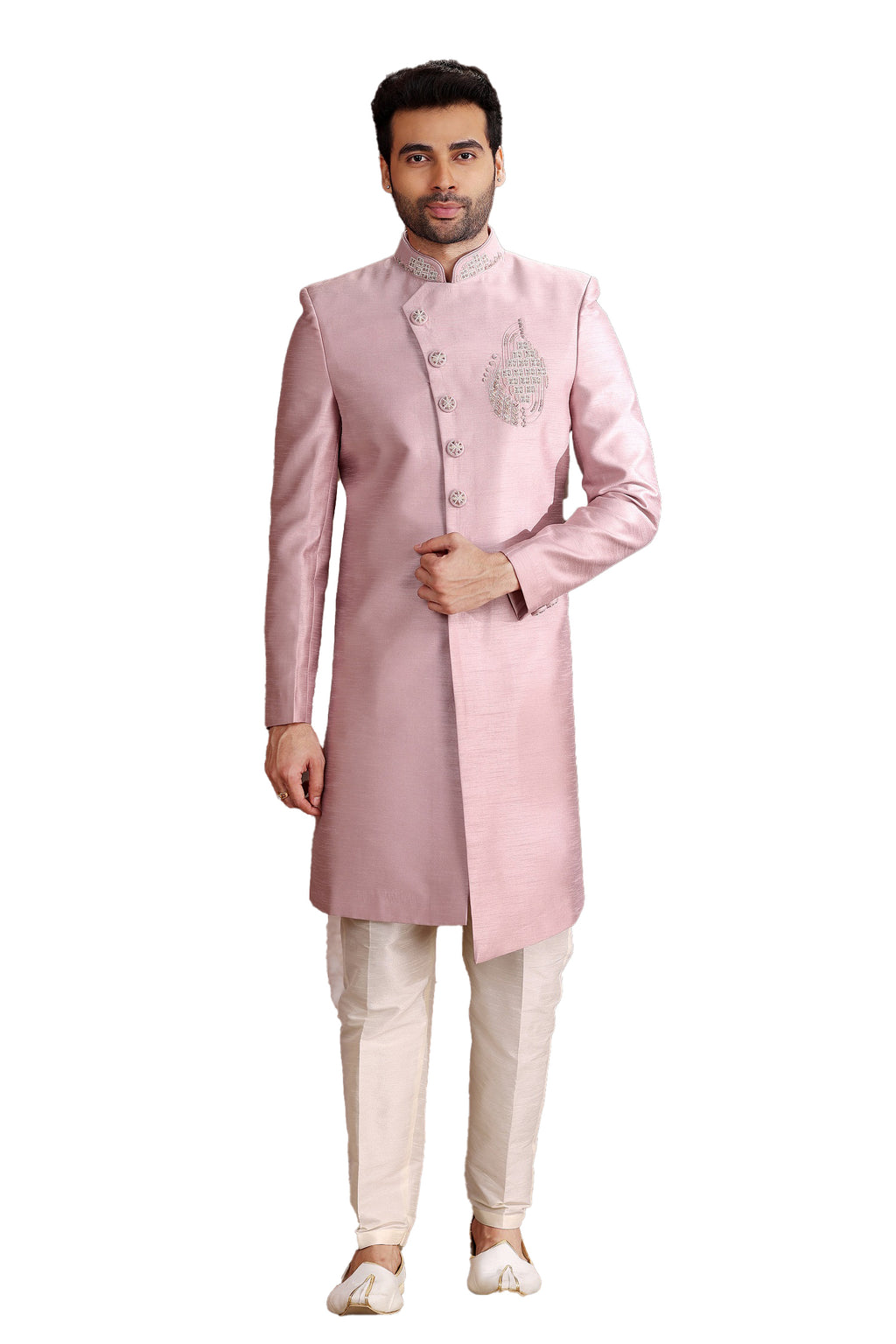 Designer Blush Pink Royal Sherwani – BL2224