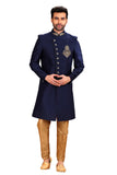 Designer Royal Navy Blue Sherwani – BL2229