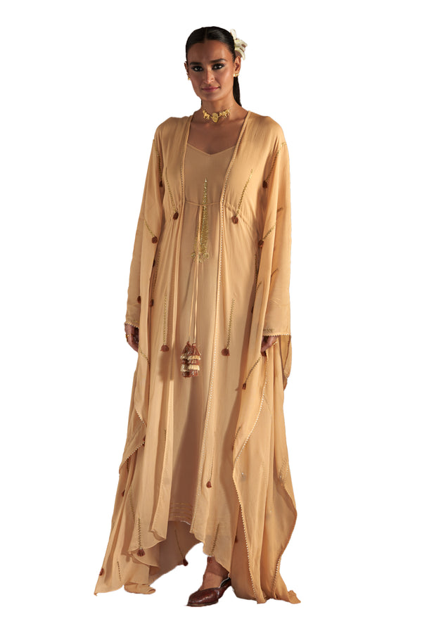 Masaba Oatmeal 'Paan-Patti' Cover-Up Kaftan