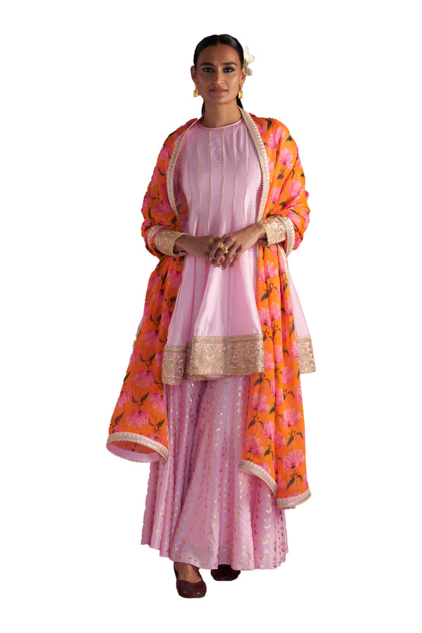 Masaba Baby Pink Springbud Sharara Set