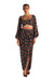 Masaba Black Irisbud Drape Skirt Set