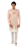 Supreme Multicolor Designer Indo Western Sherwani Set-RK1215