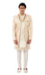 Regal Ivory Designer Lucknowi Indo Western Sherwani Set -Rk1227