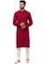 Designer Elegant Red Sequin Embroidered Kurta Set – SCKP4801
