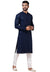 Designer Royal Navy Sequin Embroidered Kurta Set – SCKP4802