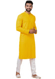 Designer Bright Yellow Sequin Embroidered Kurta Set – SCKP4803