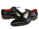 Paul Parkman Men's Black Oxfords Leather Upper and Leather Sole Shoes (Id#019)