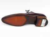 Paul Parkman Men's Plain Toe Oxfords Leather Purple Shoes (Id#019) Size 13 D(M) US