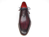Paul Parkman Men's Plain Toe Oxfords Leather Purple Shoes (Id#019) Size 10.5-11 D(M) US