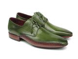 Paul Parkman Men's Ghillie Lacing Side Handsewn Green Dress Shoes (Id#022) Size 10.5-11 D(M) Us