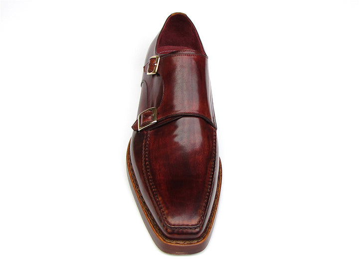 Paul Parkman Men's Double Monkstrap Goodyear Welted Shoes (Id#061) Size 10.5-11 D(M) US